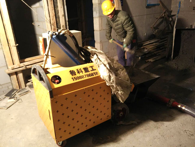 二次結構泵施工現場