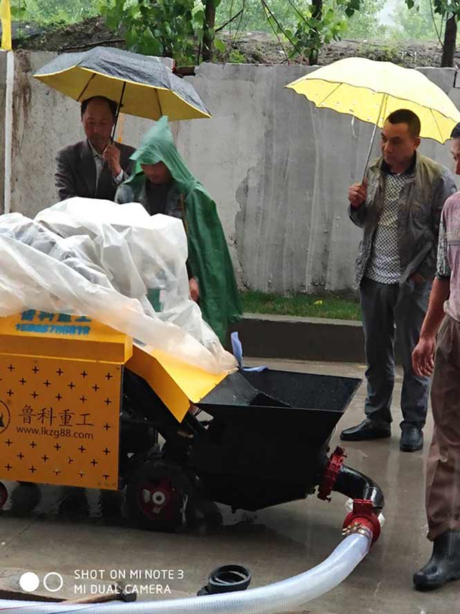 5月7日揚州二次結(jié)構(gòu)泵合作裕元建設(shè)運和藍灣小區(qū)項目