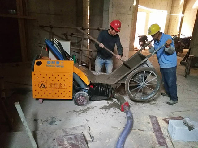 臥式二次構造柱泵施工現(xiàn)場