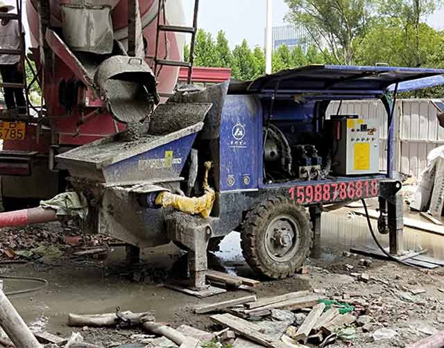 二手細(xì)石混凝土泵施工