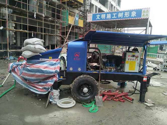 30細石混凝土泵合作上海建工上海市檢測中心二期項目